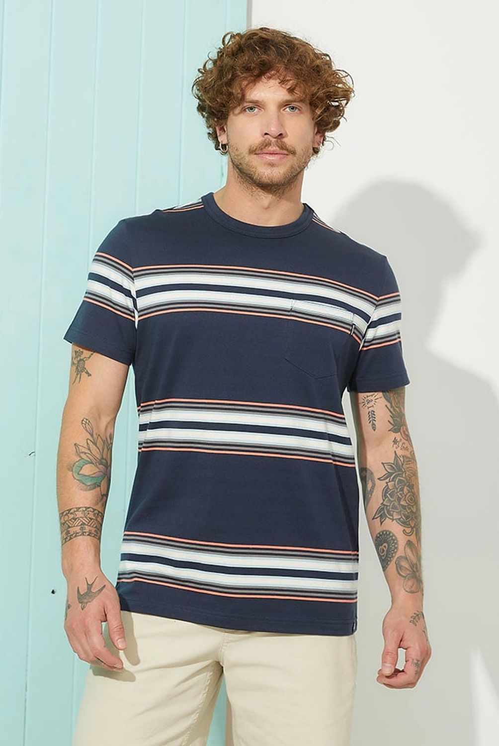 DOO AUSTRALIA - Polera Manga Corta Casual Hombre Doo Australia