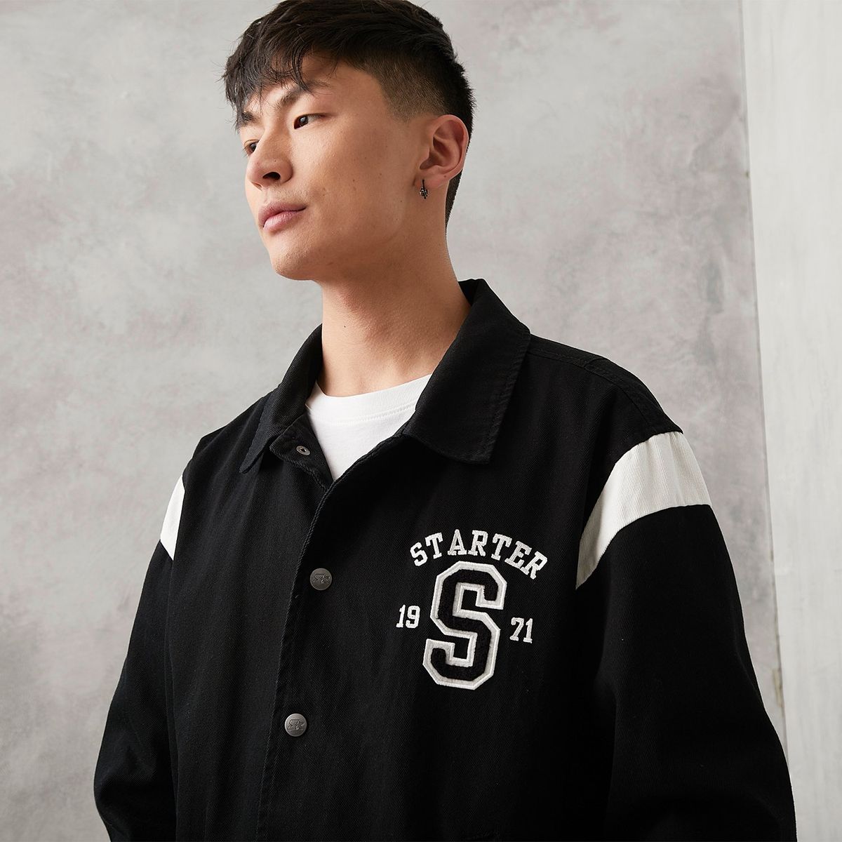 STARTER - Chaqueta Denim Algodón Hombre Starter