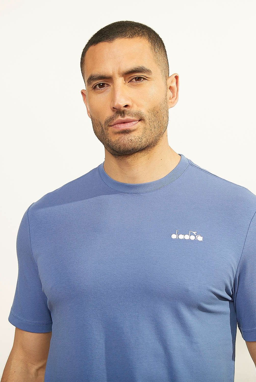 DIADORA - Polera Deportiva Manga Corta Algodón Hombre Diadora
