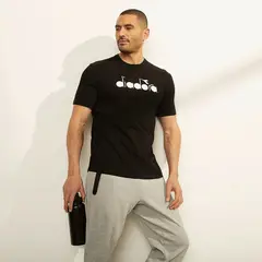 DIADORA - Polera Deportiva Manga Corta Algodón Hombre