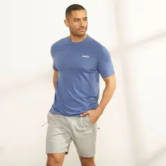 DIADORA - Polera Deportiva Manga Corta Algodón Hombre