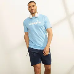 DIADORA - Polera Deportiva Manga Corta Algodón Hombre