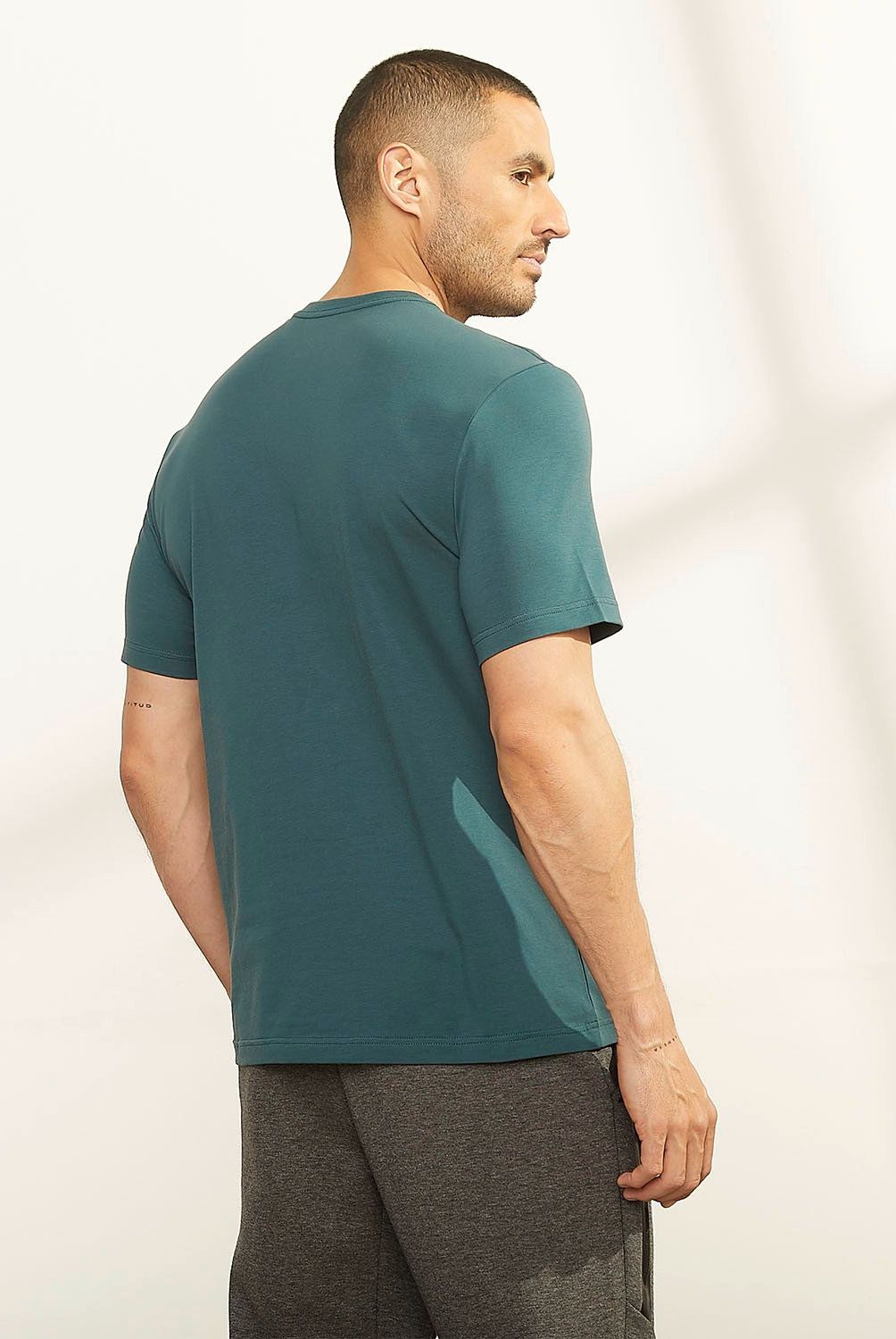 DIADORA - Polera Deportiva Manga Corta Algodón Hombre Diadora