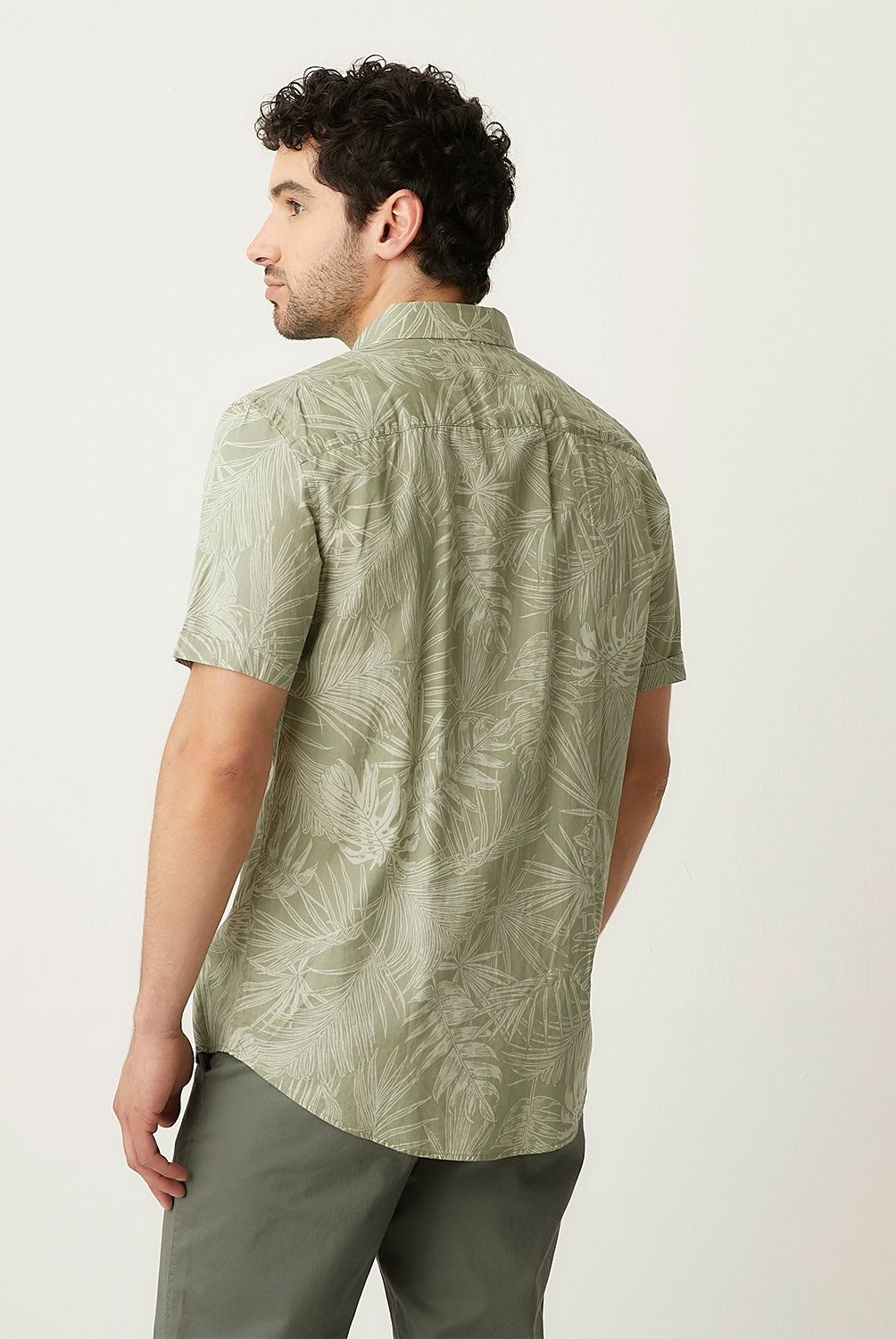 UNIVERSITY CLUB - Camisa Casual Manga Corta Algodón Hombre University Club