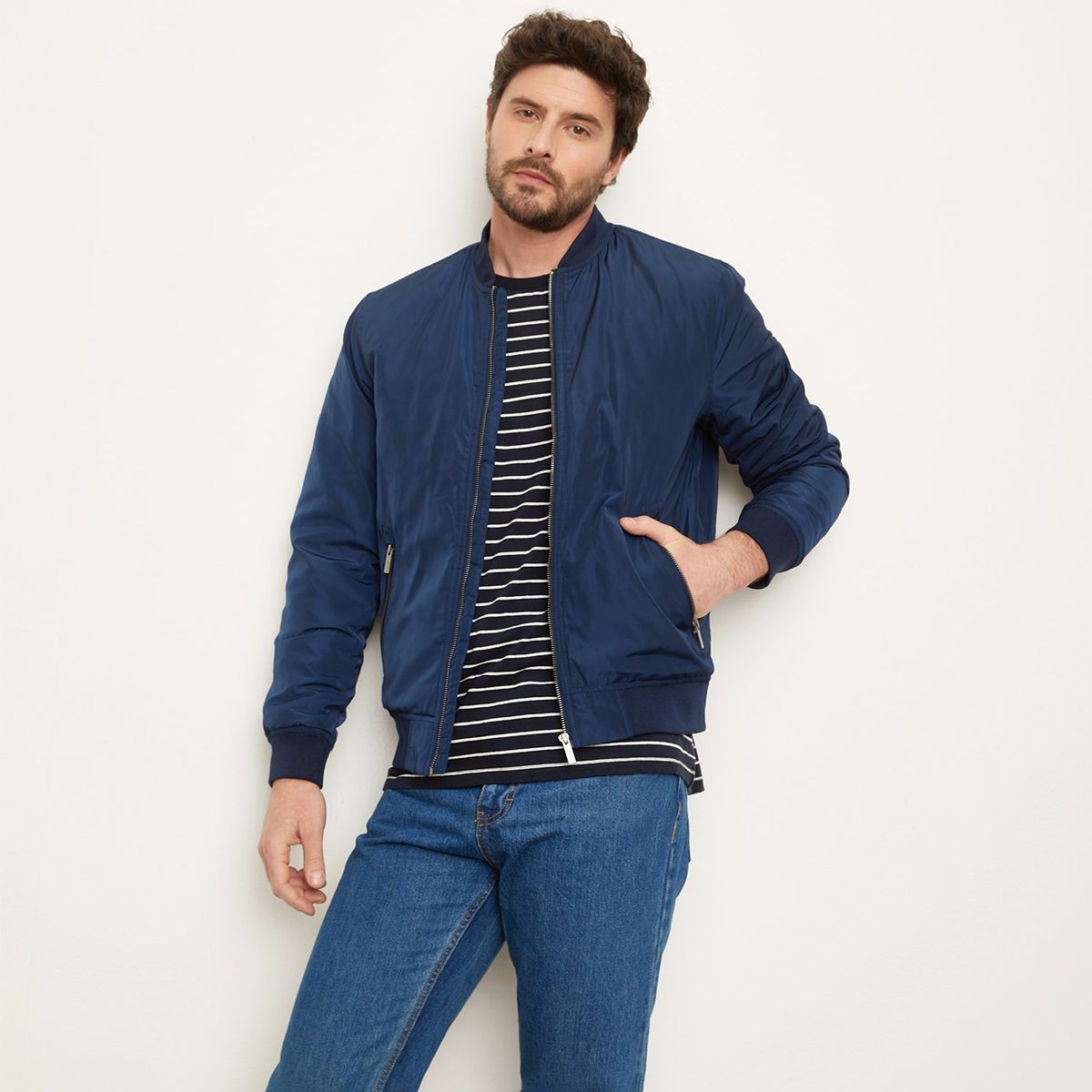 NEWPORT - Chaqueta Bomber Newport Hombre Casual