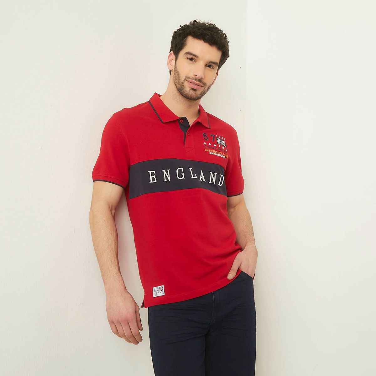 UNIVERSITY CLUB - Polera Manga Corta Algodón Hombre University Club