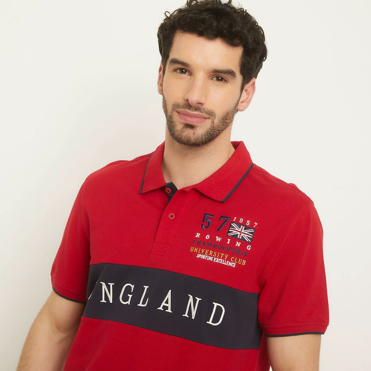 UNIVERSITY CLUB - Polera Manga Corta Algodón Hombre University Club