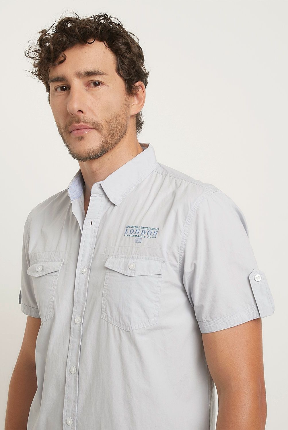 UNIVERSITY CLUB - Camisa Casual Hombre University Club Slim Fit Algodón