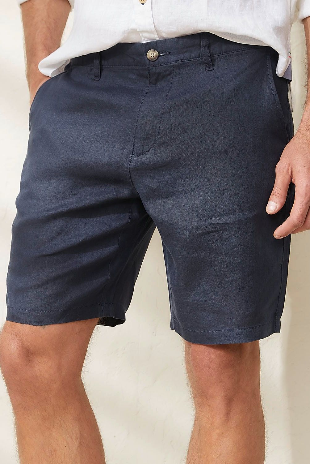 CASCAIS - Bermuda Chino Lino Regular Fit Hombre Cascais