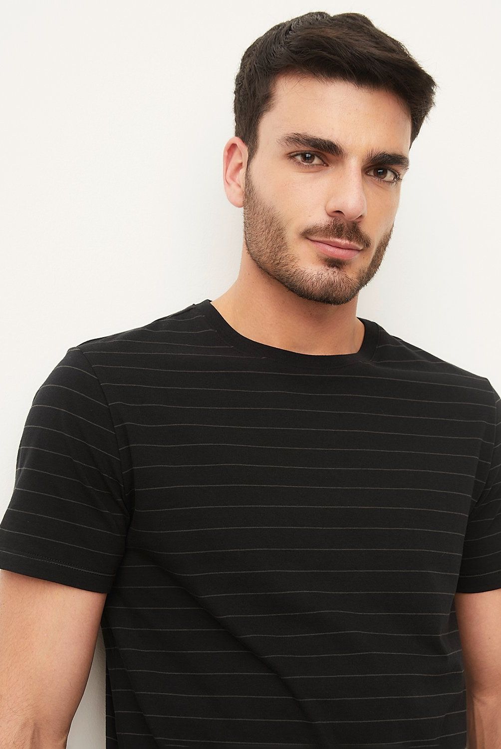 BASEMENT - Polera Manga Corta Algodón Hombre Basement