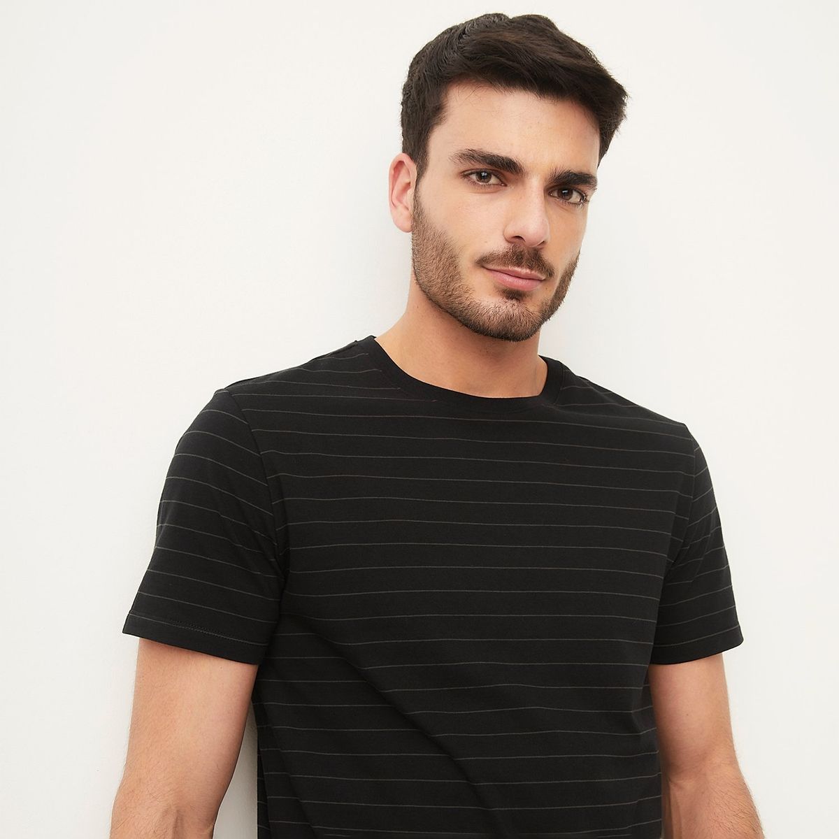 BASEMENT - Polera Manga Corta Algodón Hombre Basement