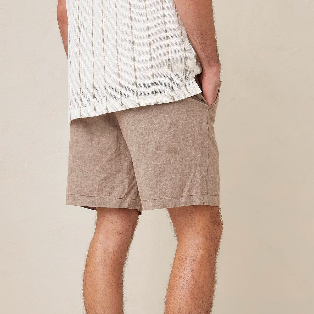 BASEMENT - Bermuda Chino Lino Hombre Basement