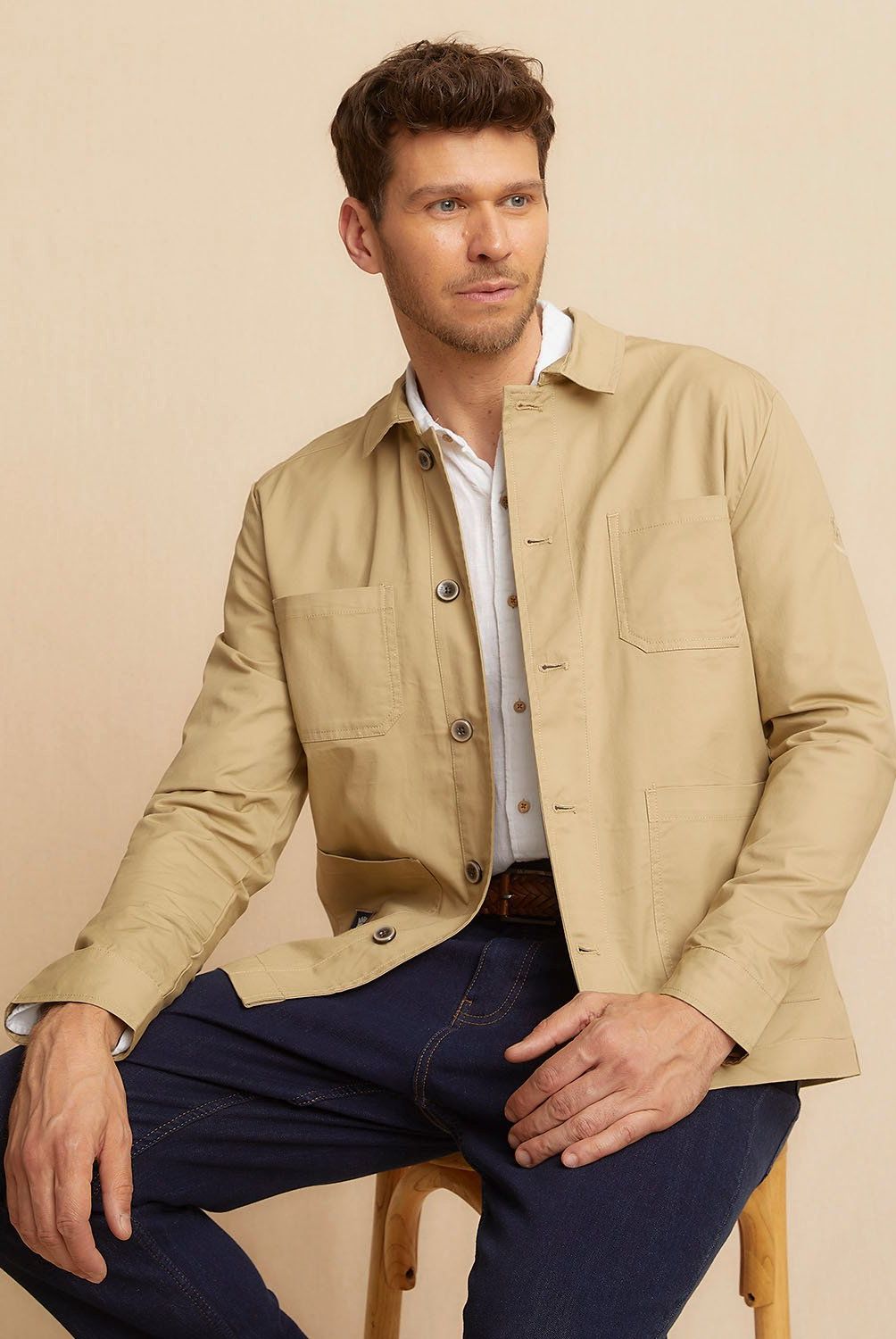 LA MARTINA - Chaqueta Sport Algodón Loose Fit Hombre La Martina