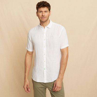 Imagen 2 del producto Camisa Casual Manga Corta Lino Hombre