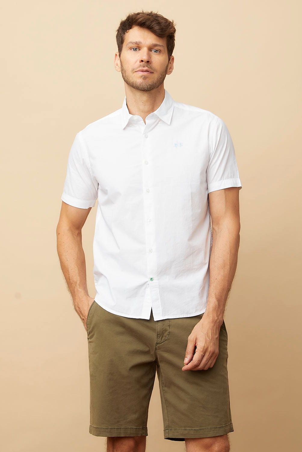 LA MARTINA - Camisa Casual Manga Corta Algodón Hombre La Martina