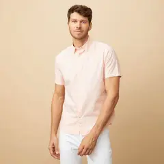 LA MARTINA - Camisa Casual Manga Corta Algodón Hombre