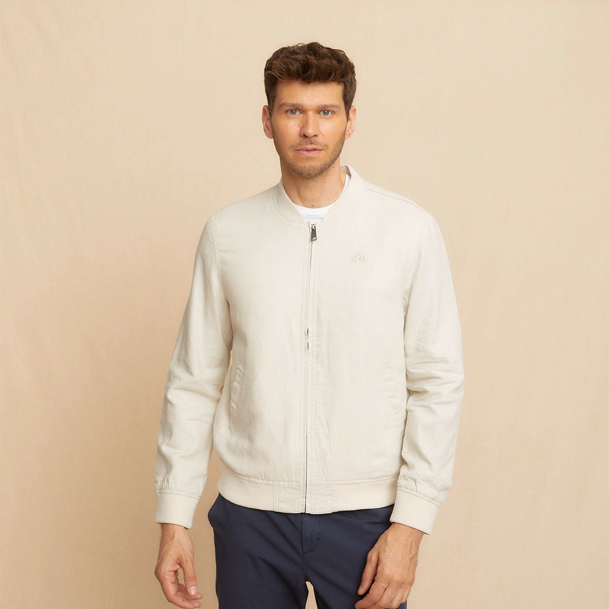 LA MARTINA - Chaqueta Sin Mangas Lino Regular Fit Hombre La Martina