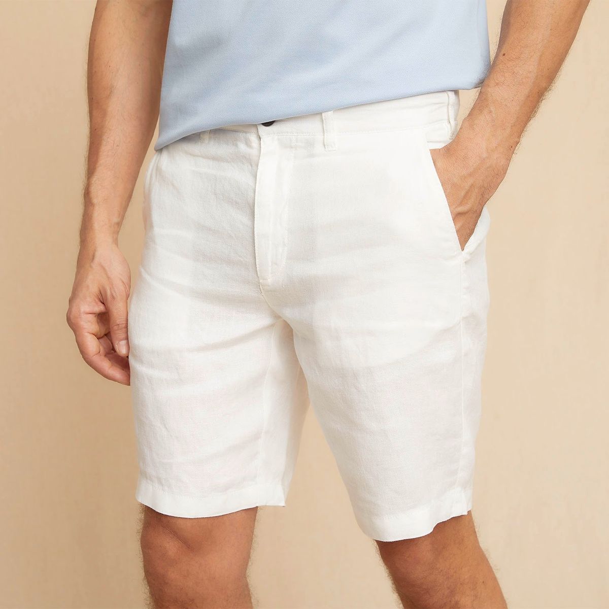 LA MARTINA - Bermuda Chino Lino Regular Fit Hombre La Martina