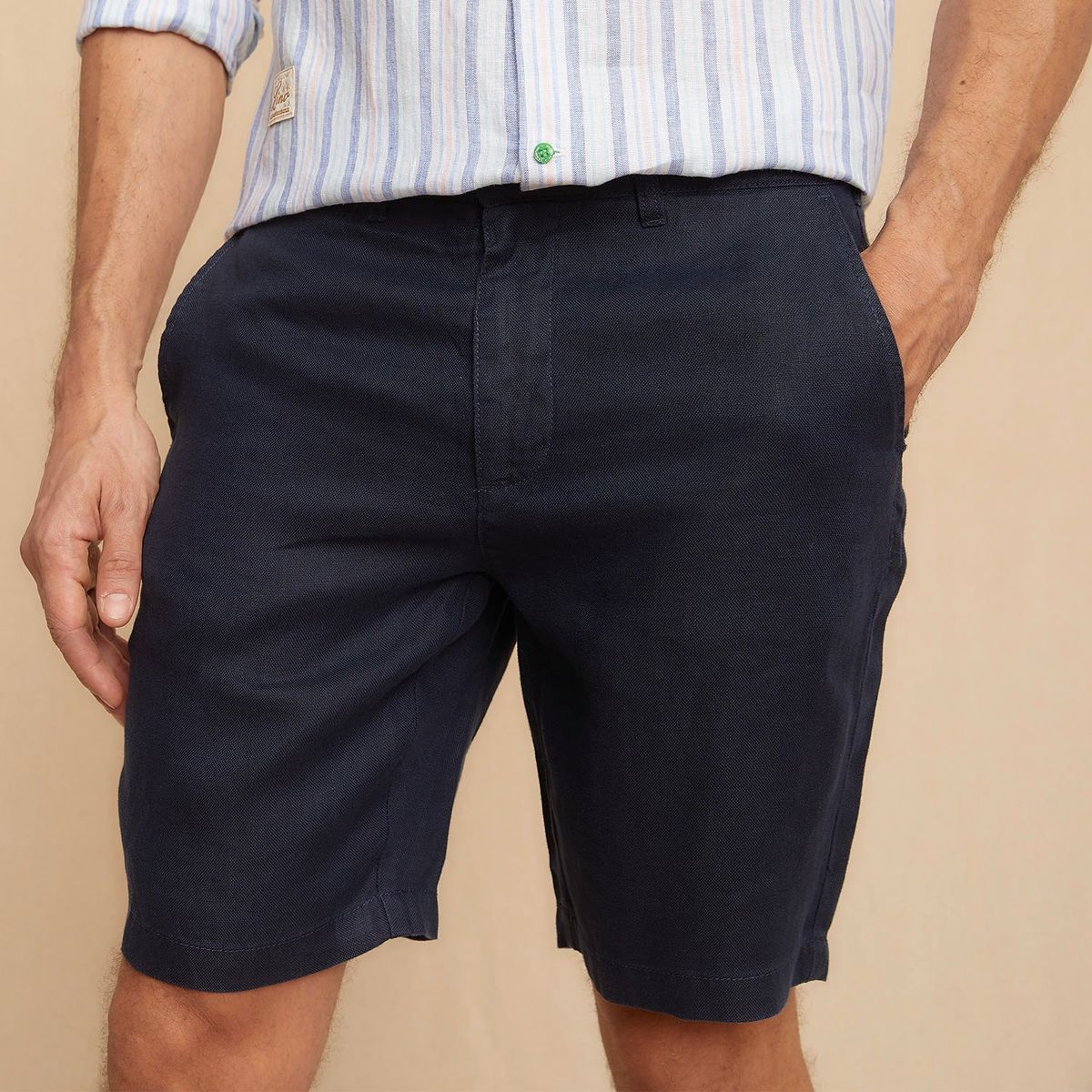 LA MARTINA - Bermuda Chino Lino Regular Fit Hombre La Martina