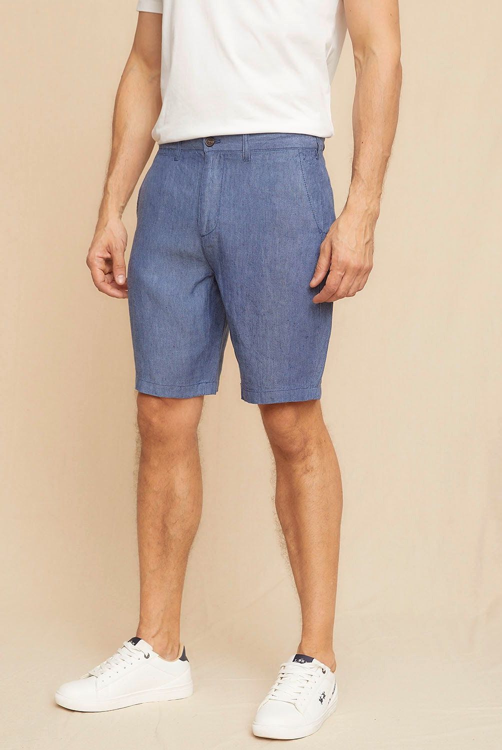 LA MARTINA - Bermuda Chino Lino Regular Fit Hombre La Martina