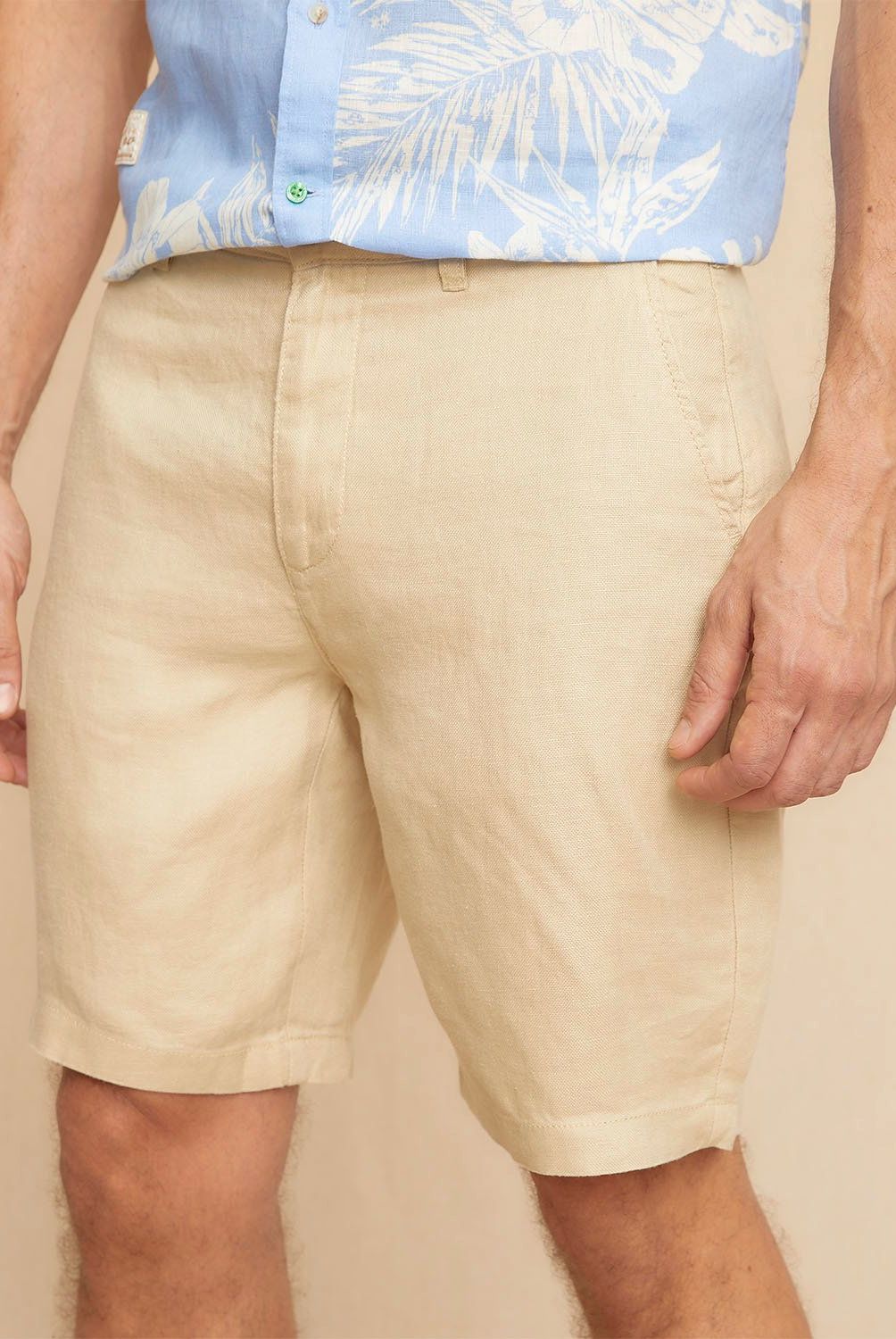 LA MARTINA - Bermuda Chino Lino Regular Fit Hombre La Martina