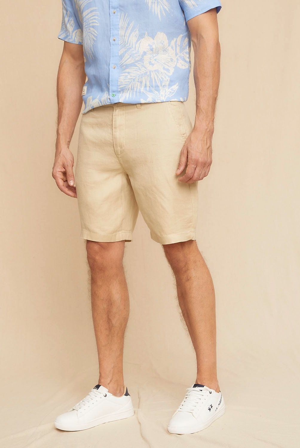 LA MARTINA - Bermuda Chino Lino Regular Fit Hombre La Martina