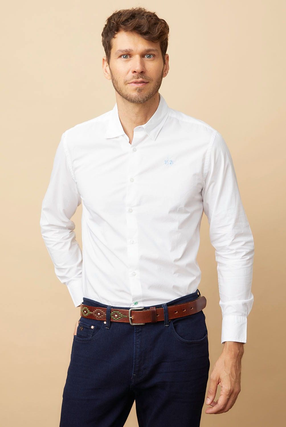 LA MARTINA - Camisa Casual Manga Larga Algodón Hombre La Martina