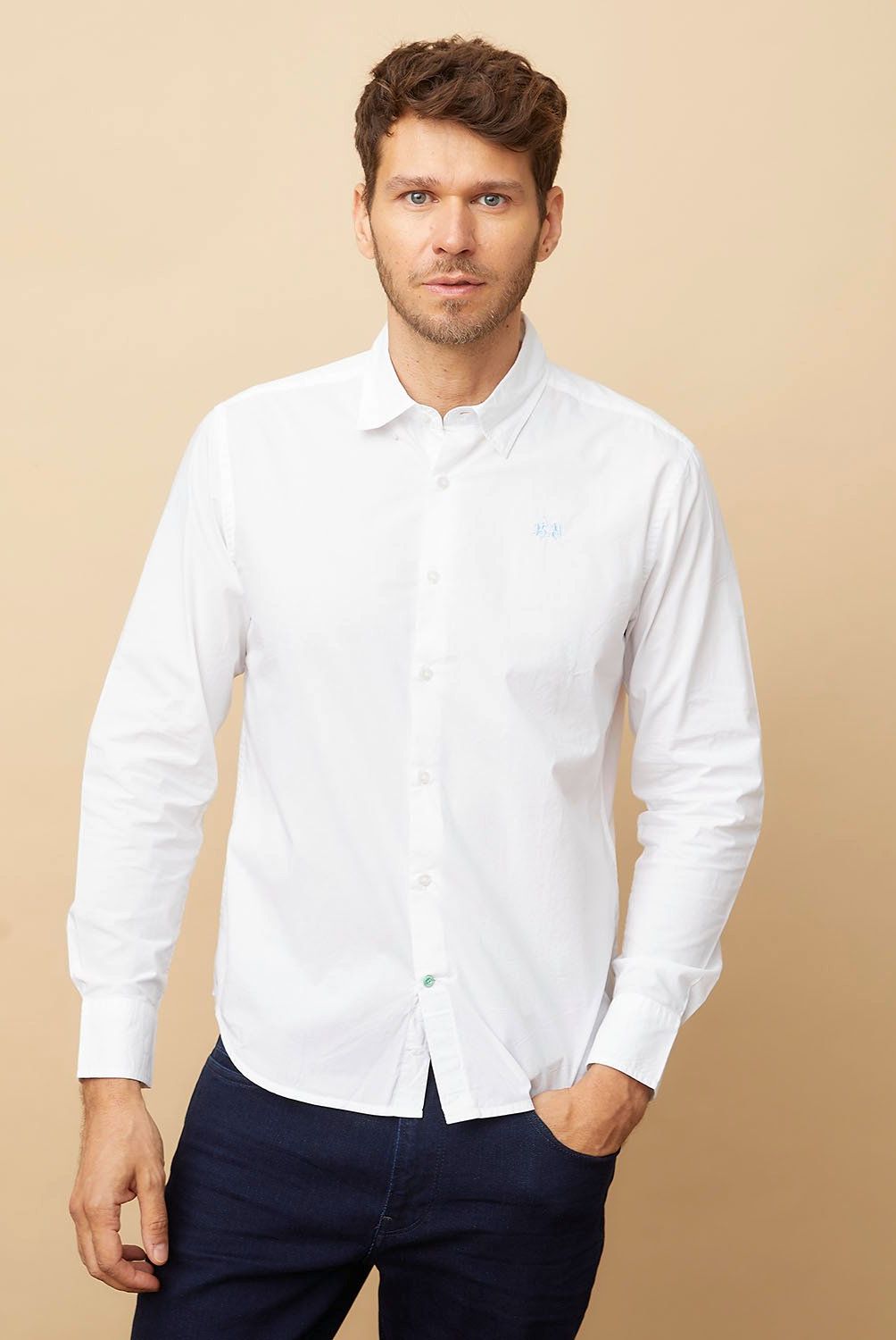 LA MARTINA - Camisa Casual Manga Larga Algodón Hombre La Martina
