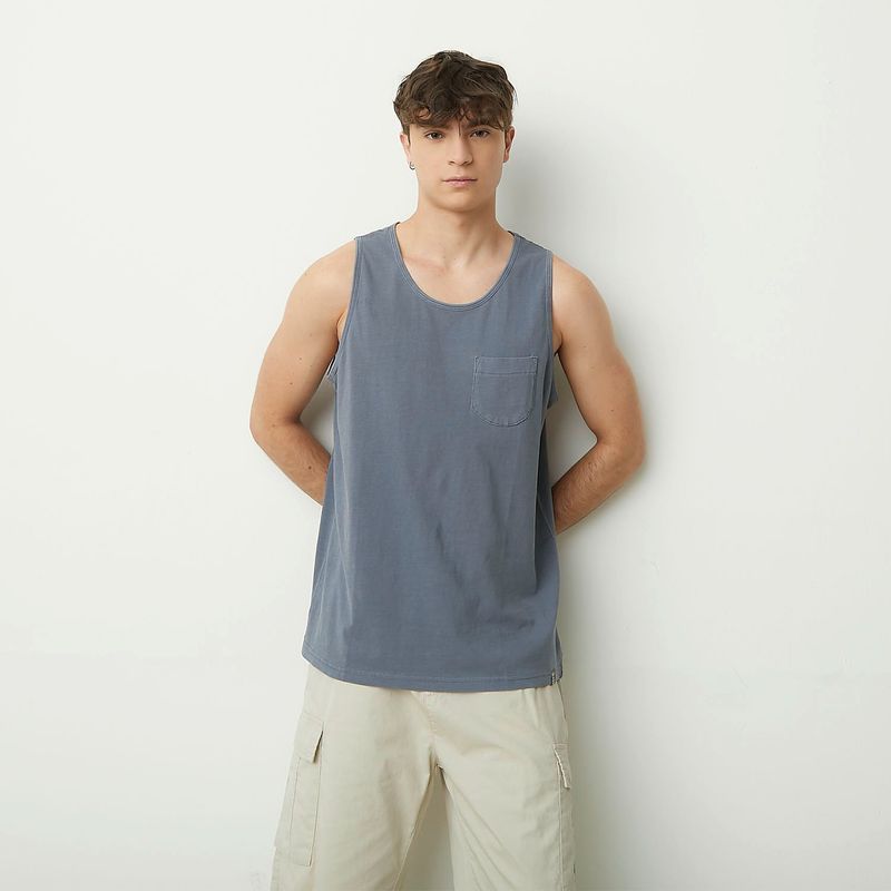 BEARCLIFF - Polera Sin Mangas Algodón Relax Hombre Bearcliff