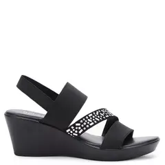 UNIVERSITY CLUB - Sandalia Mujer Negro