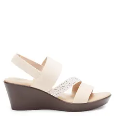 UNIVERSITY CLUB - Sandalia Mujer Beige