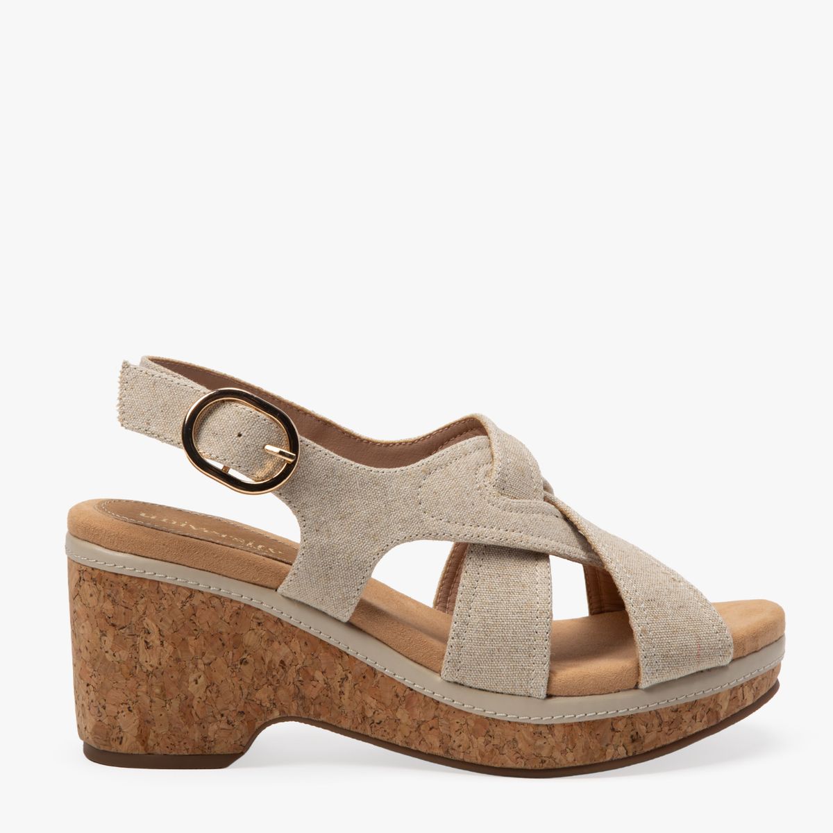 UNIVERSITY CLUB - Sandalia Mujer Beige/Khaki University Club