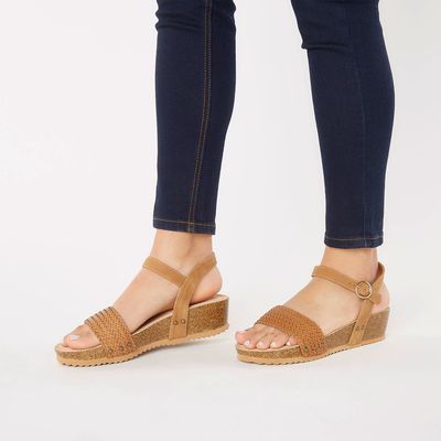 Imagen 2 del producto Sandalia de Plataforma Café para Mujer