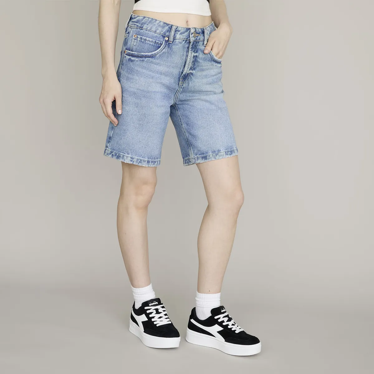 DIADORA - Bamplat Zapatilla Urbana Mujer Negro Diadora