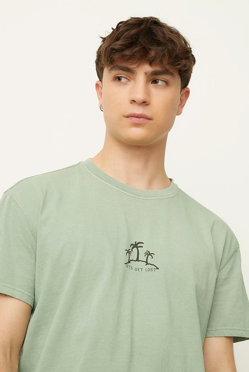 BEARCLIFF - Polera Bearcliff Manga Corta Algodón Relax Hombre