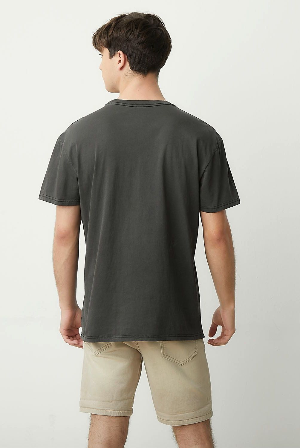 BEARCLIFF - Polera Bearcliff Manga Corta Algodón Relax Hombre