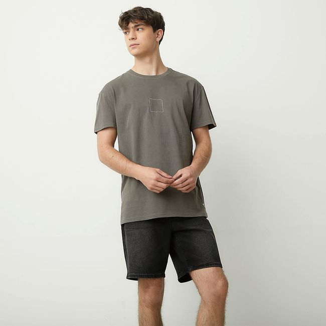 BEARCLIFF - Polera Bearcliff Manga Corta Algodón Relax Hombre