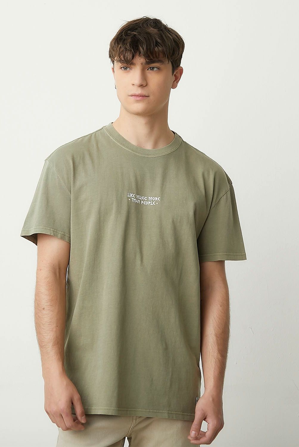 BEARCLIFF - Polera Bearcliff Manga Corta Algodón Relax Hombre