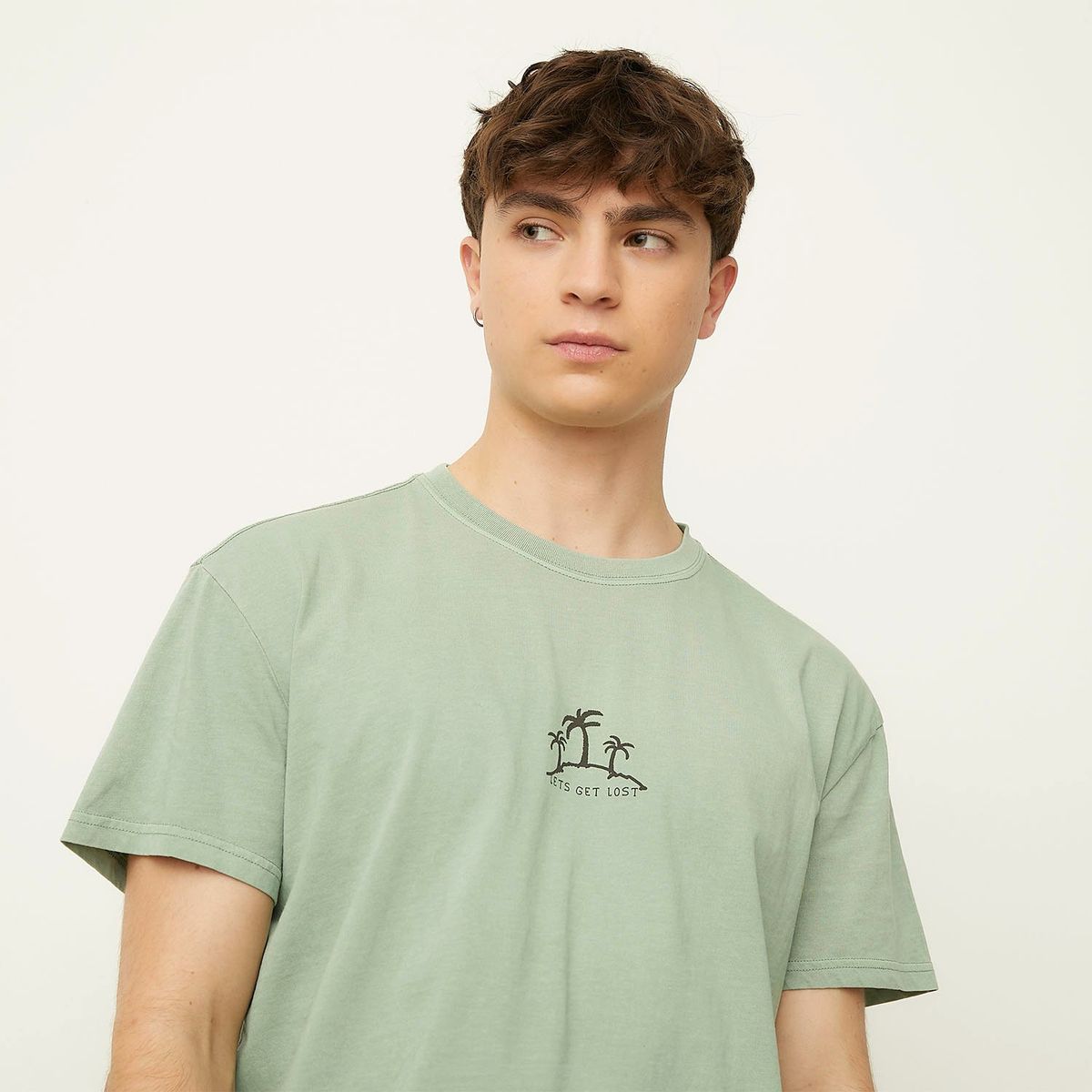 BEARCLIFF - Polera Bearcliff Manga Corta Algodón Relax Hombre