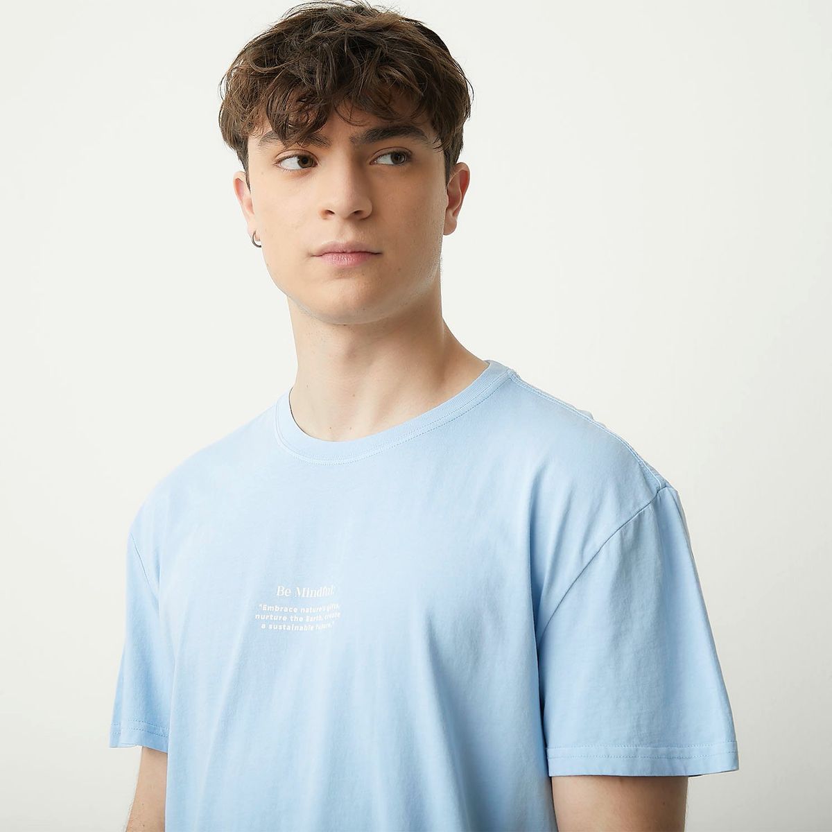 BEARCLIFF - Polera Bearcliff Manga Corta Algodón Relax Hombre