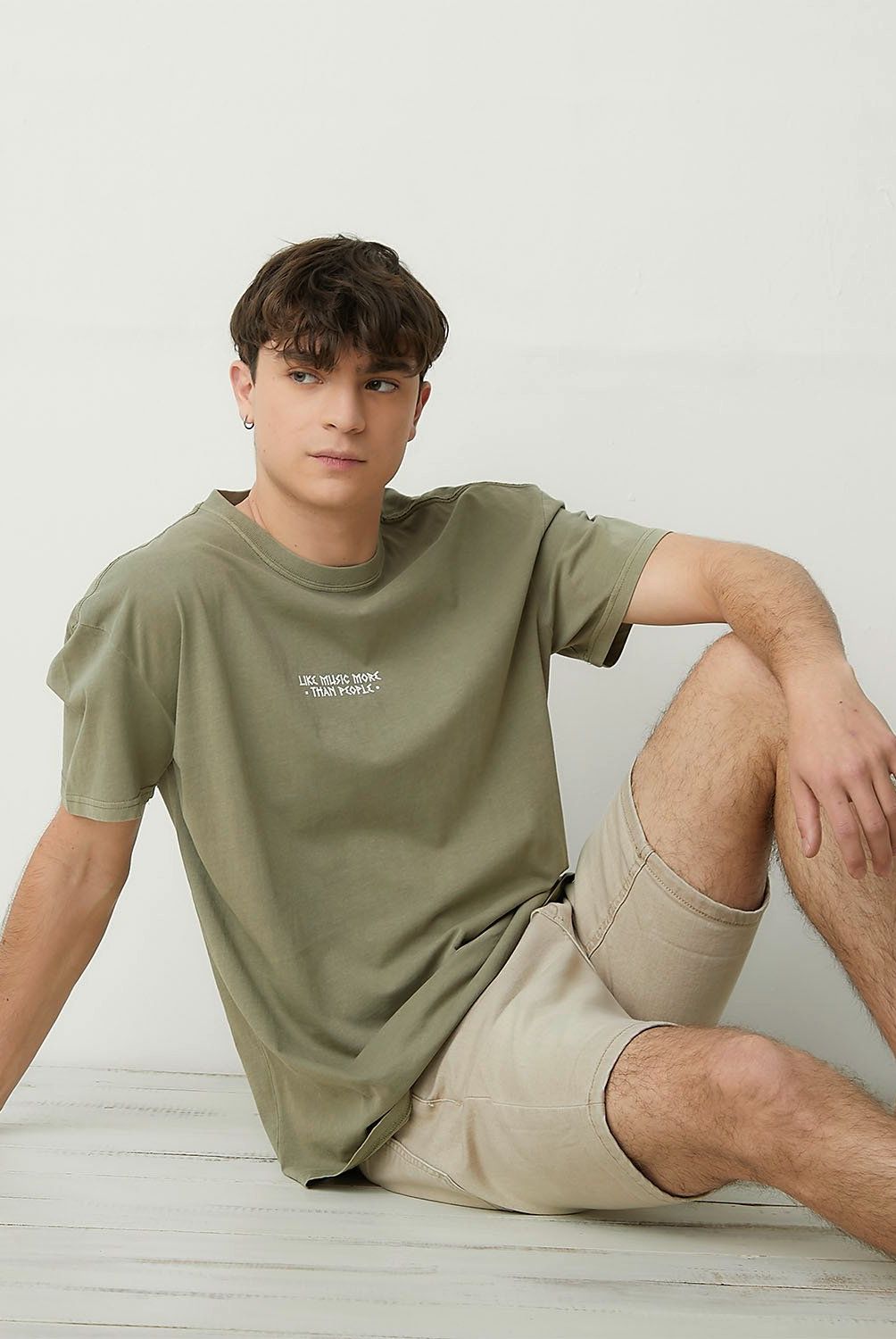 BEARCLIFF - Polera Bearcliff Manga Corta Algodón Relax Hombre