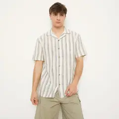 BEARCLIFF - Camisa Manga Corta Algodón Hombre