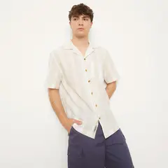 BEARCLIFF - Camisa Manga Corta Algodón Hombre