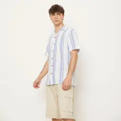 BEARCLIFF - Camisa Manga Corta Algodón Hombre