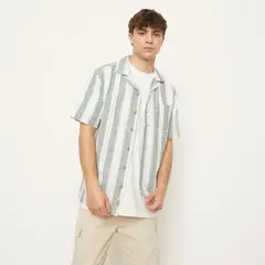 BEARCLIFF - Camisa Manga Corta Algodón Hombre