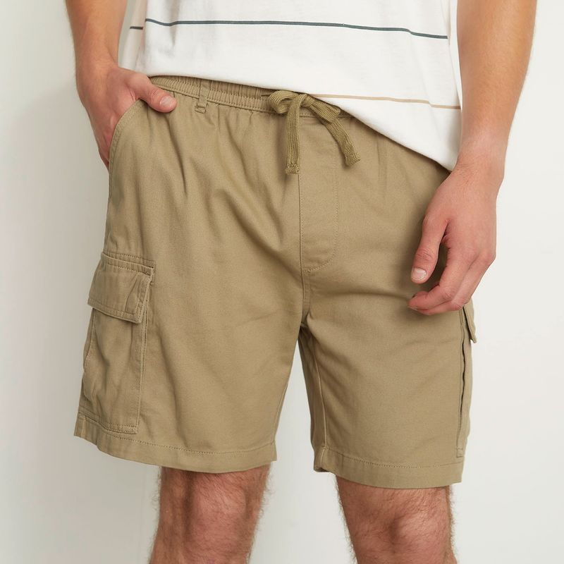 BEARCLIFF - Bermuda Cargo Fit Algodón Hombre Bearcliff