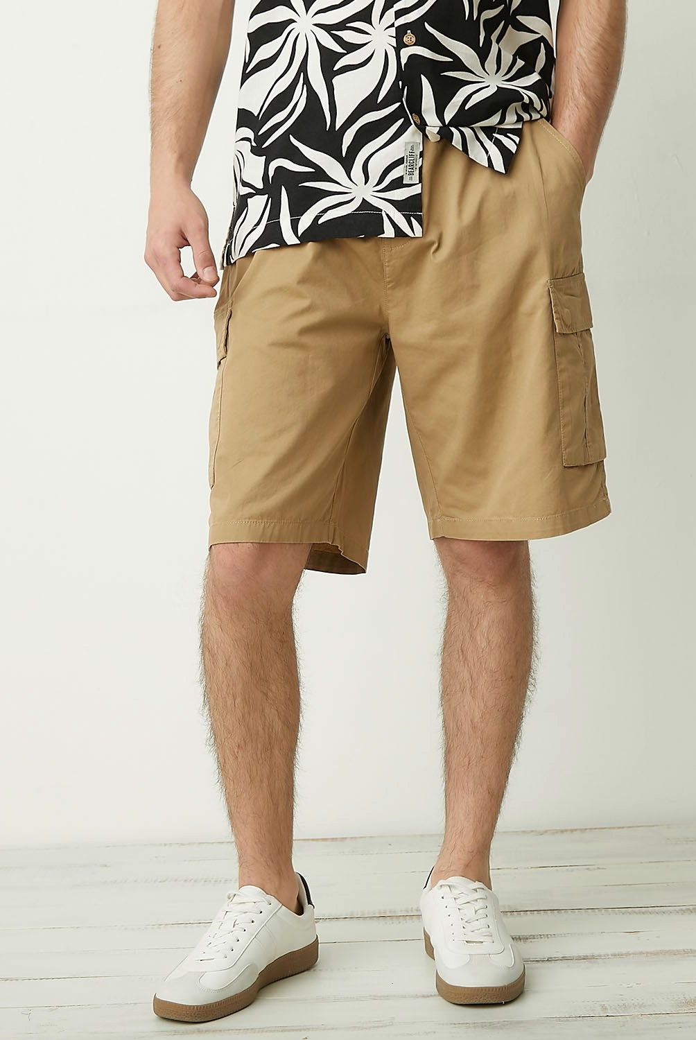 BEARCLIFF - Bermuda Algodón Regular Fit Hombre Bearcliff