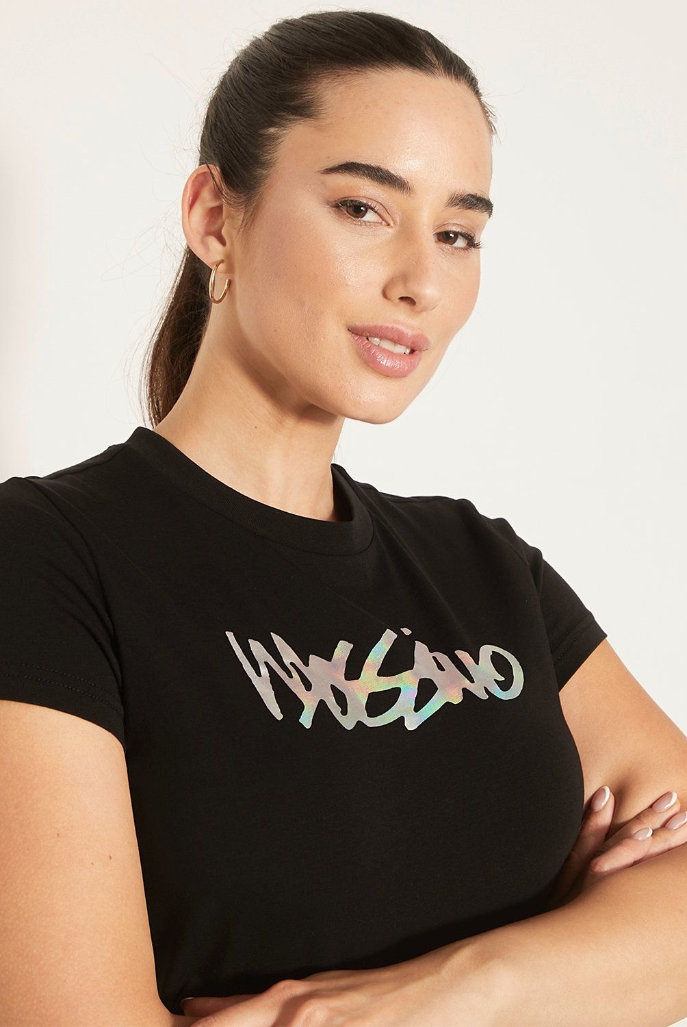 MOSSIMO - Polera Manga Corta Algodón Mujer Mossimo