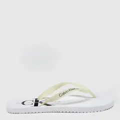 CALVIN KLEIN - Chanclas Jeans Hombre Blanco