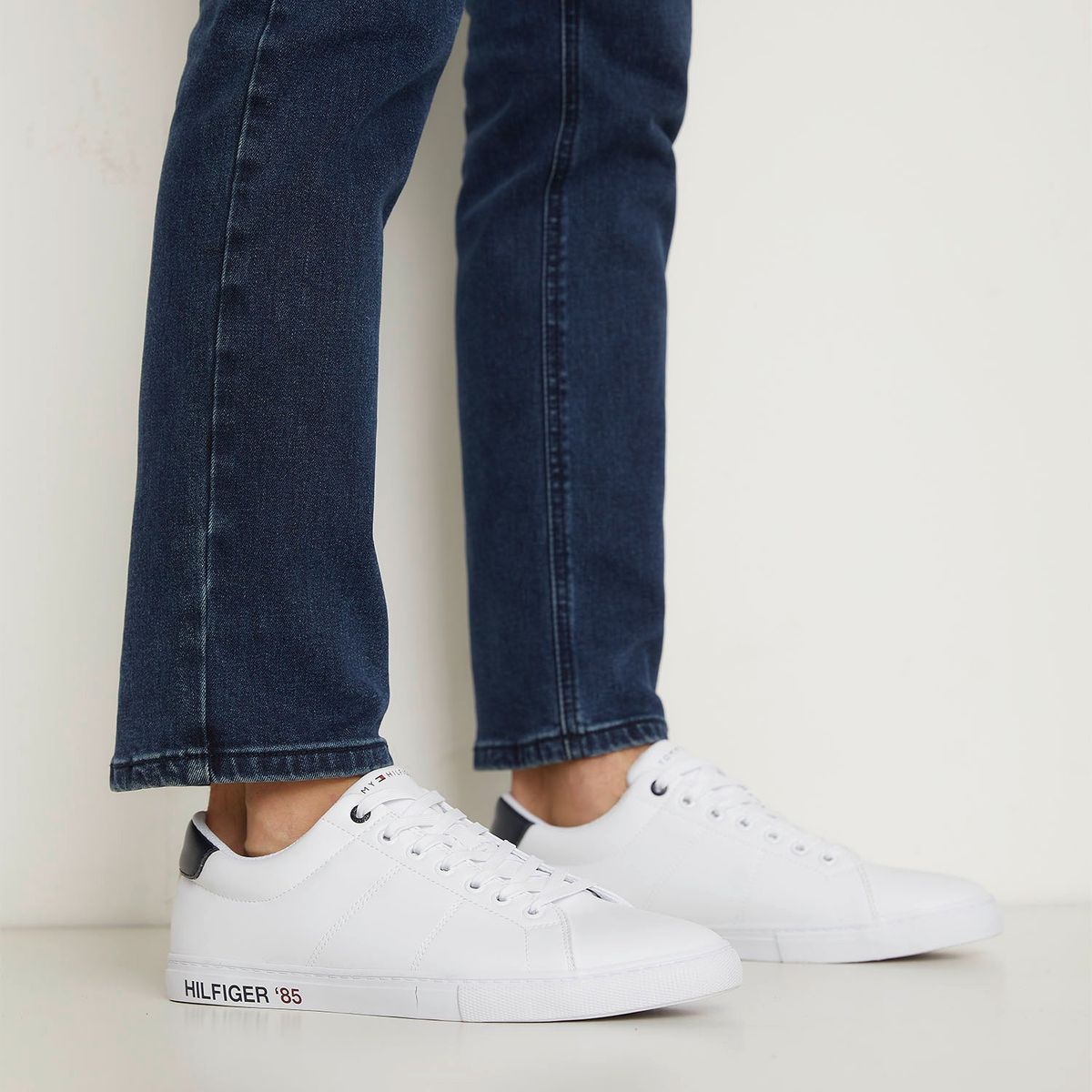 TOMMY HILFIGER - Zapatilla Urbana Hombre Blanco Tommy Hilfiger